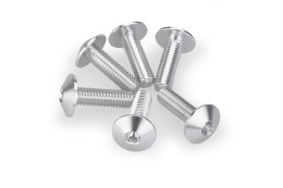 Anodyzowane śrubki PUIG do szyb i owiewek (M6x20, 6 szt.)