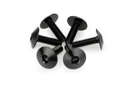 Anodyzowane śrubki PUIG do szyb i owiewek (M6x20, fi 16,9 mm, 6 szt.)