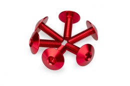 Anodyzowane śrubki PUIG do szyb i owiewek (M6x20, fi 16,9 mm, 6 szt.)