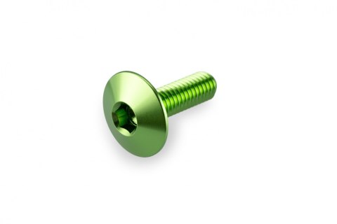 Anodyzowane śrubki PUIG do szyb i owiewek (M6x20, fi 16,9 mm, 6 szt.)