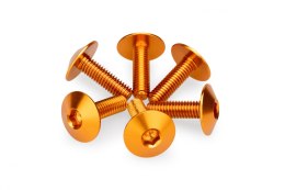 Anodyzowane śrubki PUIG do szyb i owiewek (M6x20, fi 16,9 mm, 6 szt.)