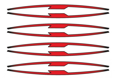 Paski PUIG na felgi (wersja performance)