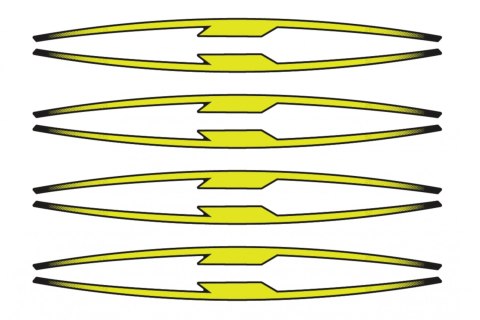 Paski PUIG na felgi (wersja performance)