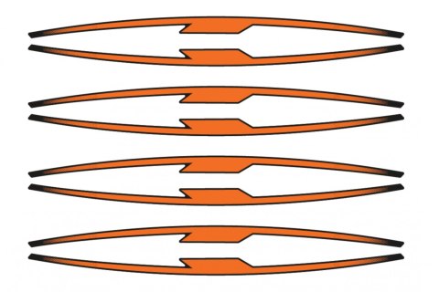 Paski PUIG na felgi (wersja performance)