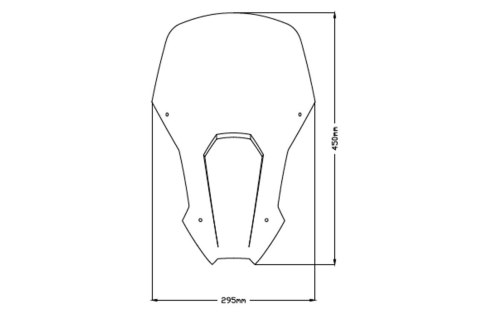 Szyba sportowa PUIG do Honda CRF1100L 24-25 / Adv. Sports 20-25