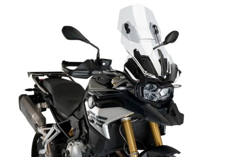Szyba turyst PUIG BMW F750GS F850GS Adv. 18-24 ze spoilerem, za OEM