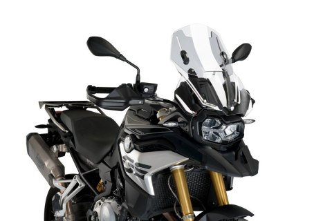 Szyba turyst PUIG BMW F750GS F850GS Adv. 18-24 ze spoilerem, za OEM