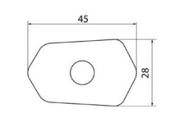 Uchwyty PUIG do kierunkowskazów przednich w Kawasaki (nowsze modele)