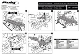 Błotnik tylny PUIG do Suzuki DL1000 / DL1050 V-Strom 14-25