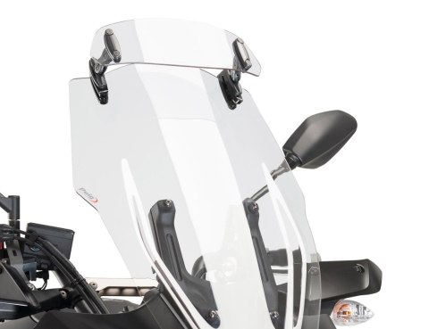 Regulowany deflektor PUIG do szyb i owiewek 26,3 x 9,5 cm (clip-on)