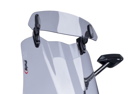 Regulowany deflektor PUIG do szyb i owiewek 26,3 x 9,5 cm (clip-on)