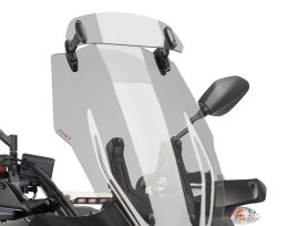 Regulowany deflektor PUIG do szyb i owiewek 26,3 x 9,5 cm (clip-on)