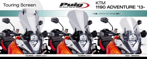 Szyba turystyczna PUIG do KTM 1050 1090 1190 1290 Adventure 13-20