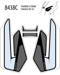 Tankpad PUIG Extreme do Yamaha MT-07 14-20 (trzyczęściowy)