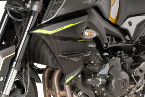 Boczne panele chłodnicy do Yamaha MT-09 17-20 (z kierunkowskazami)