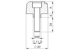 Końcówki kierownicy do Yamaha MT-09 Tracer 15-17 (krótkie)