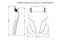 Szyba turyst PUIG BMW F750GS F850GS Adv. 18-24 z deflektorem OEM Sport