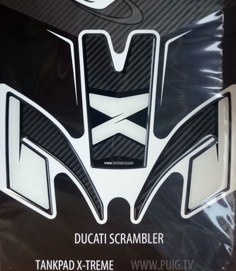 Tankpad PUIG Extreme do Ducati Scrambler (trzyczęściowy)
