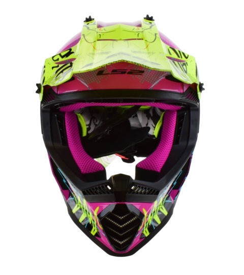 KASK LS2 MX437 FAST II MINI GORILLA PURPLE-06 S