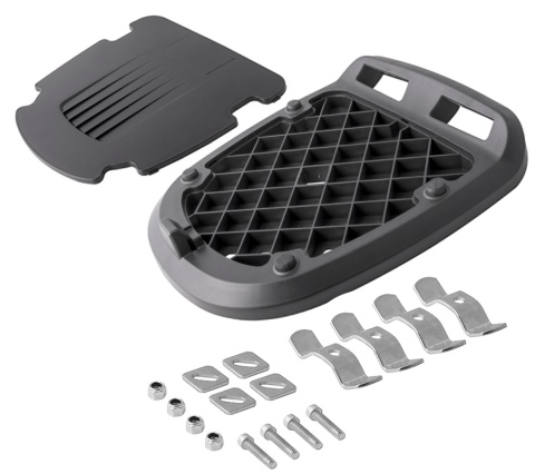 Kufer Moretti MR-866, 32 l., czarny, czerwony odblask