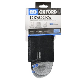 Skarpety OXFORD COOLMAX OXSOCKS kolor czarny/szary, rozmiar 37/43
