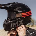 GOGLE IMX ENDURANCE RUST MATT BLACK /RED - SZYBA DARK SMOKE + CLEAR (2 SZYBY W ZESTAWIE)