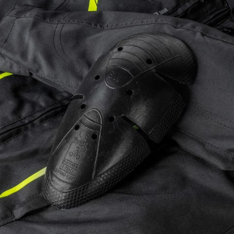 KURTKA MOTOCYKLOWA TEKSTYLNA OZONE DELTA 4 BLACK FLUO YELLOW L