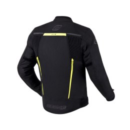 KURTKA MOTOCYKLOWA TEKSTYLNA OZONE DELTA 4 BLACK FLUO YELLOW XXL