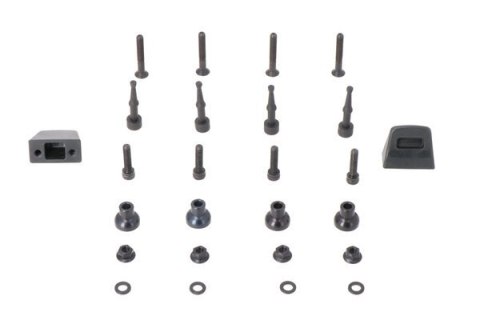ZESTAW ADAPTERÓW NA STELAŻ EVO NA KUFRY BOCZNE SW-MOTECH GIVI MONOKEY BLACK