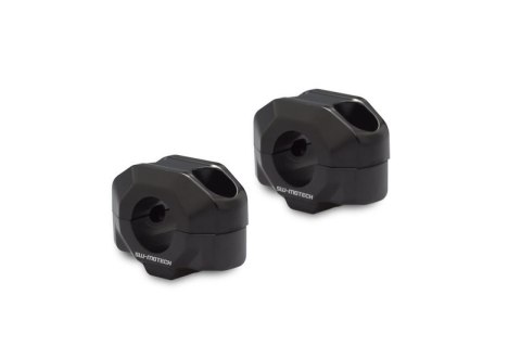 ZESTAW PODWYŻSZAJĄCY KIEROWNICĘ SW-MOTECH 22MM PODWYŻSZENIE 15MM BLACK