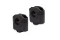ZESTAW PODWYŻSZAJĄCY KIEROWNICĘ SW-MOTECH 22MM PODWYŻSZENIE 30MM BLACK