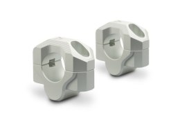ZESTAW PODWYŻSZAJĄCY KIEROWNICĘ SW-MOTECH 28MM PODWYŻSZENIE 20MM SILVER
