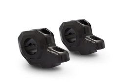 ZESTAW PODWYŻSZAJĄCY KIEROWNICĘ SW-MOTECH 28MM PODWYŻSZENIE 30MM PRZESUNIĘCIE 22MM BLACK