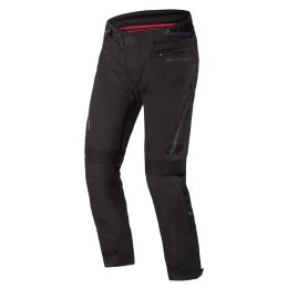 SPODNIE MOTOCYKLOWE TEKSTYLNE OZONE VULCAN BLACK (KRÓTKA NOGAWKA) 3XL