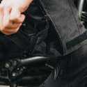 SPODNIE MOTOCYKLOWE TEKSTYLNE OZONE VULCAN BLACK (KRÓTKA NOGAWKA) 3XL