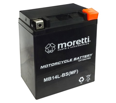 Akumulator Moretti AGM (Gel) MB14L-BS MF /12N14-3A