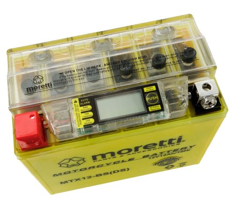 Akumulator Moretti AGM(I-Gel) MTX12-BS ze wskaźnikiem