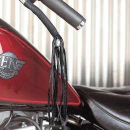 Skóra Held Na Rączkę Hamulca I Sprzęgła Frędzle Black