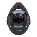 KASK MOTOCYKLOWY NZI MINIMOD DUO MATT BLACK