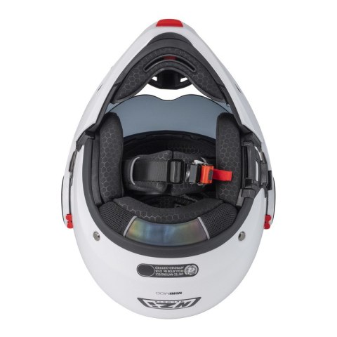 KASK MOTOCYKLOWY NZI MINIMOD DUO PEARL WHITE