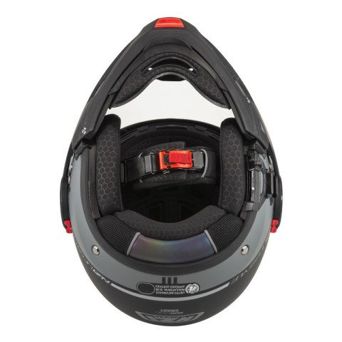 KASK MOTOCYKLOWY NZI MINIMOD DUO SMART BLACK ANTRACITE MATT