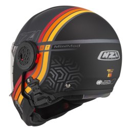 KASK MOTOCYKLOWY NZI MINIMOD DUO WATSON ANTRACITE BLACK ANTRACITE MATT