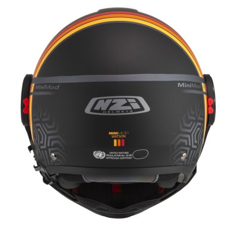 KASK MOTOCYKLOWY NZI MINIMOD DUO WATSON ANTRACITE BLACK ANTRACITE MATT