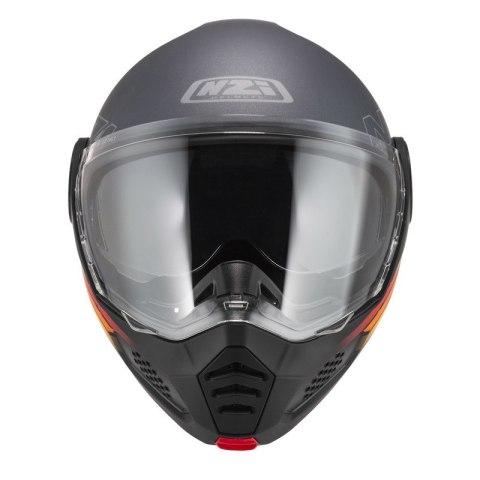 KASK MOTOCYKLOWY NZI MINIMOD DUO WATSON ANTRACITE BLACK ANTRACITE MATT