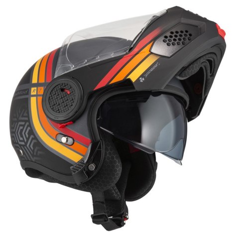 KASK MOTOCYKLOWY NZI MINIMOD DUO WATSON ANTRACITE BLACK ANTRACITE MATT