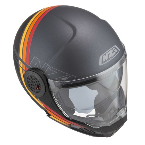 KASK MOTOCYKLOWY NZI MINIMOD DUO WATSON ANTRACITE BLACK ANTRACITE MATT