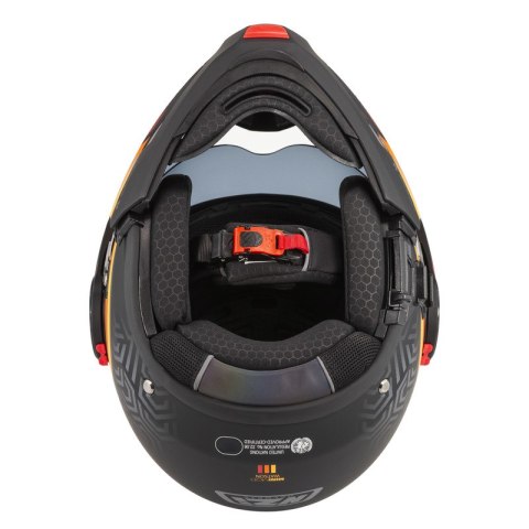 KASK MOTOCYKLOWY NZI MINIMOD DUO WATSON ANTRACITE BLACK ANTRACITE MATT