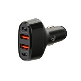 Rocket 4 Pro, ładowarka z 4-portami USB - PD / QC 3.0 - 50 W - 12/24 V