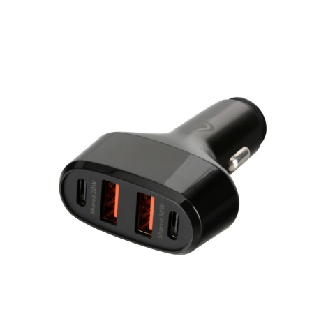Rocket 4 Pro, ładowarka z 4-portami USB - PD / QC 3.0 - 50 W - 12/24 V