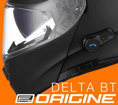 Kask ORIGINE DELTA + BT SOLID black matt M